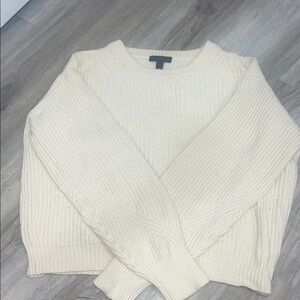 J. Crew Cream Crew Neck Sweater